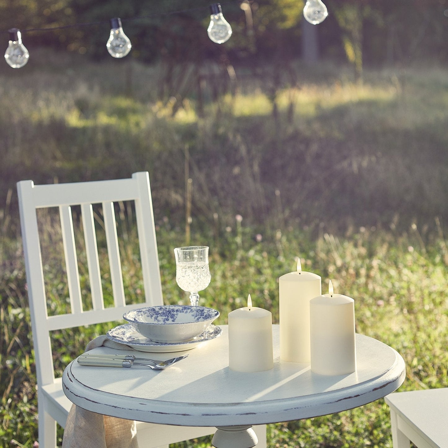 TruGlow® Waterproof Outdoor Candle Trio