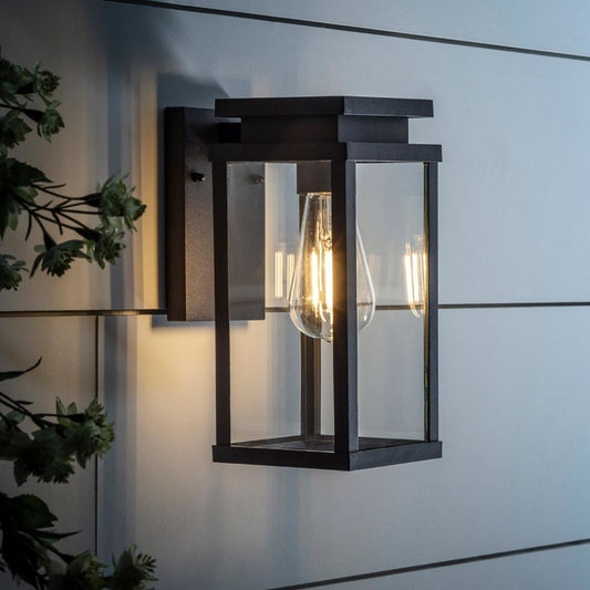 Ebony Lantern Wall Light